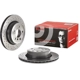 Purchase Top-Quality Rear Premium Rotor by BREMBO - 09.9573.1X (1 Qty) pa3