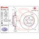 Purchase Top-Quality Rear Premium Rotor by BREMBO - 09.C404.13 (1 Qty) pa5