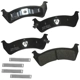 Purchase Top-Quality BENDIX - SBM667A - Rear Disc Brake Pads pa1