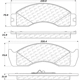 Purchase Top-Quality Plaquettes de frein arrière semi-métalliques de qualité supérieur by CENTRIC PARTS - 300.04110 pa17