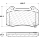 Purchase Top-Quality Plaquettes de frein arrière semi-métalliques de qualité supérieur by CENTRIC PARTS - 300.10530 pa11