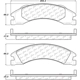 Purchase Top-Quality Plaquettes de frein arrière semi-métalliques de qualité supérieur by CENTRIC PARTS - 300.13290 pa12