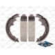 Purchase Top-Quality Rear Rebuilt Brake Shoes by TOP QUALITY - NB-704B pa1