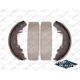 Purchase Top-Quality Rear Rebuilt Brake Shoes by TOP QUALITY - NB-714B pa1