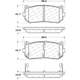 Purchase Top-Quality Rear Semi Metallic Pads by CENTRIC PARTS - 102.07750 pa11