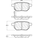 Purchase Top-Quality CENTRIC PARTS - 102.13540 - Plaquettes arrière semi-métallique pa7