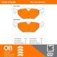 Purchase Top-Quality QUALITY-BUILT - 1000-0763M - Rear Disc Brake Pad Set pa5