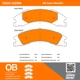 Purchase Top-Quality QUALITY-BUILT - 1000-1329M - Rear Disc Brake Pad Set pa5