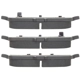 Purchase Top-Quality QUALITY-BUILT - 1001-1612M - Rear Disc Brake Pad Set pa3