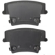 Purchase Top-Quality QUALITY-BUILT - 1002-1057M - Rear Disc Brake Pad Set pa4