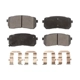 Purchase Top-Quality TRANSIT WAREHOUSE - PPF-D1302 - Rear Semi Metallic Pads pa1