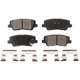 Purchase Top-Quality TRANSIT WAREHOUSE - PPF-D1659 - Rear Semi Metallic Pads pa2