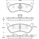 Purchase Top-Quality CENTRIC PARTS - 106.06900 - Rear Disc Brake Pad Set pa3