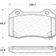 Purchase Top-Quality plaquettes arrière en céramique de qualité supérieur by CENTRIC PARTS - 105.10531 pa7