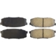 Purchase Top-Quality CENTRIC PARTS - 105.13040 - Rear Super Premium Ceramic Pads pa6