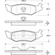 Purchase Top-Quality Plaquettes arrières semi-métallique de qualité supérieur by CENTRIC PARTS - 104.05120 pa11