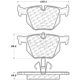 Purchase Top-Quality Plaquettes arrières semi-métallique de qualité supérieur by CENTRIC PARTS - 104.11700 pa3