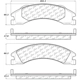 Purchase Top-Quality Plaquettes arrières semi-métallique de qualité supérieur by CENTRIC PARTS - 104.13290 pa9