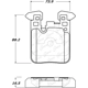 Purchase Top-Quality Plaquettes arrières semi-métallique de qualité supérieur by CENTRIC PARTS - 104.16560 pa8