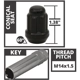 Purchase Top-Quality WEST COAST WHEEL ACCESSORIES - W56014SB - Wheel Lug Nut pa2