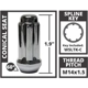 Purchase Top-Quality WEST COAST WHEEL ACCESSORIES - W5814ST - Wheel Lug Nut pa2