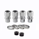 Purchase Top-Quality MCGARD - 60128 - Chrome Shank Seat Drag Racing Lug Nuts pa2