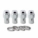 Purchase Top-Quality MCGARD - 61001 - Chrome Shank Seat Regular Lug Nuts pa2