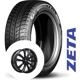 Purchase Top-Quality ZETA WINTER tire mounted on alloy wheel (205/55R16) pa1