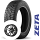 Purchase Top-Quality ZETA WINTER tire mounted on alloy wheel (235/65R17) pa1