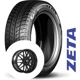 Purchase Top-Quality ZETA WINTER tire mounted on alloy wheel (205/55R16) pa1