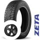 Purchase Top-Quality ZETA WINTER tire mounted on alloy wheel (235/55R17) pa1