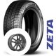 Purchase Top-Quality ZETA WINTER tire mounted on alloy wheel (205/55R16) pa1