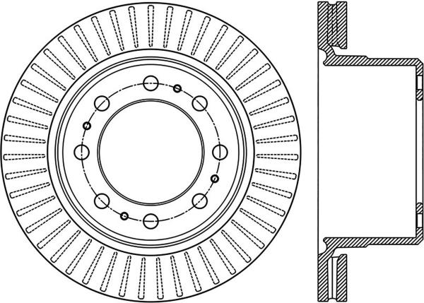 Rotor de frein à disque arrière